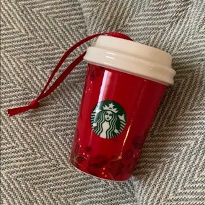 🎄 [Starbucks] ceramic cup ornament